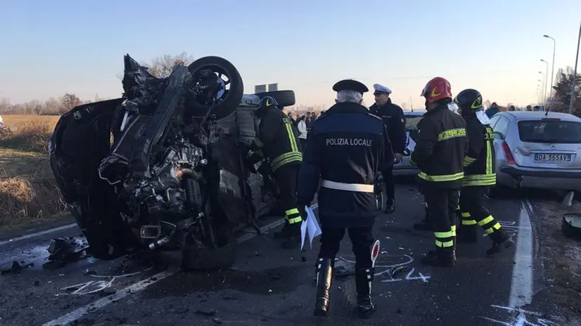 Le auto coinvolte nello schianto