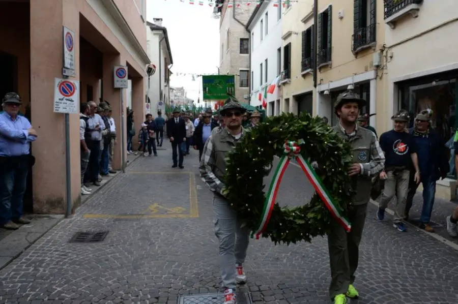 La terza giornata all'adunata nazionale di Treviso