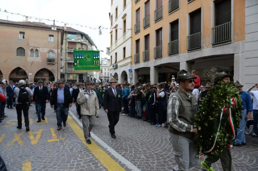 La terza giornata all'adunata nazionale di Treviso