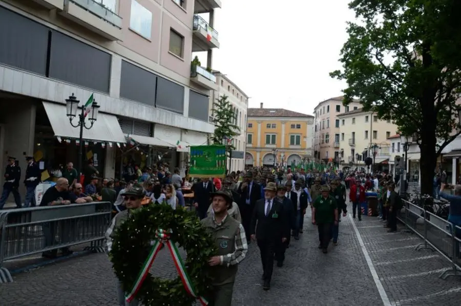 La terza giornata all'adunata nazionale di Treviso