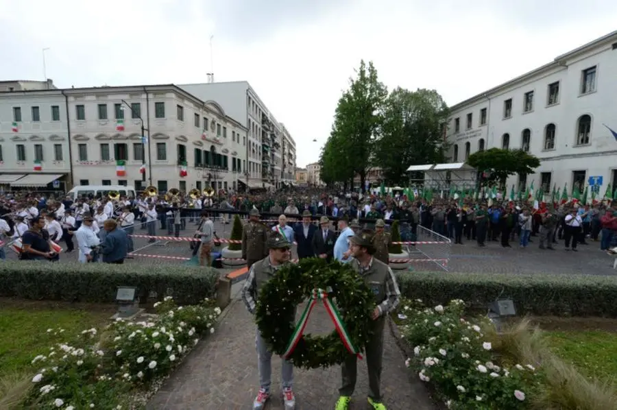 La terza giornata all'adunata nazionale di Treviso