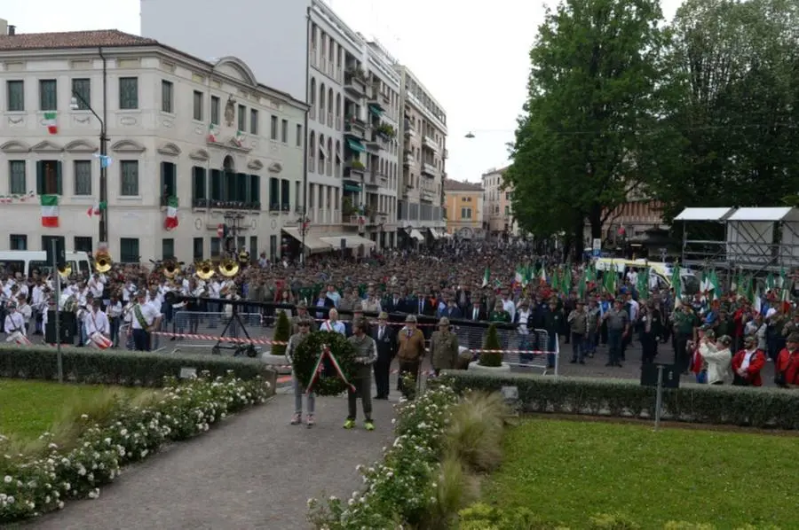 La terza giornata all'adunata nazionale di Treviso