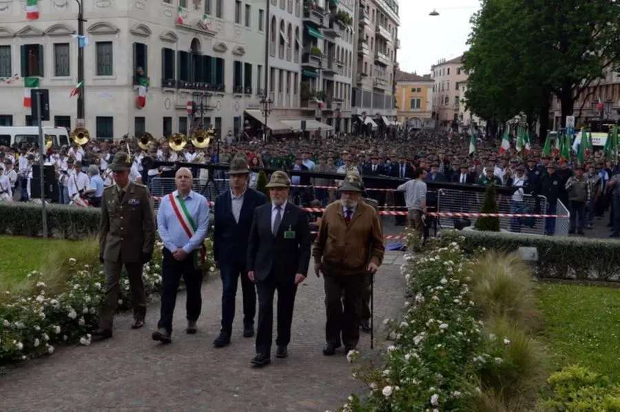 La terza giornata all'adunata nazionale di Treviso