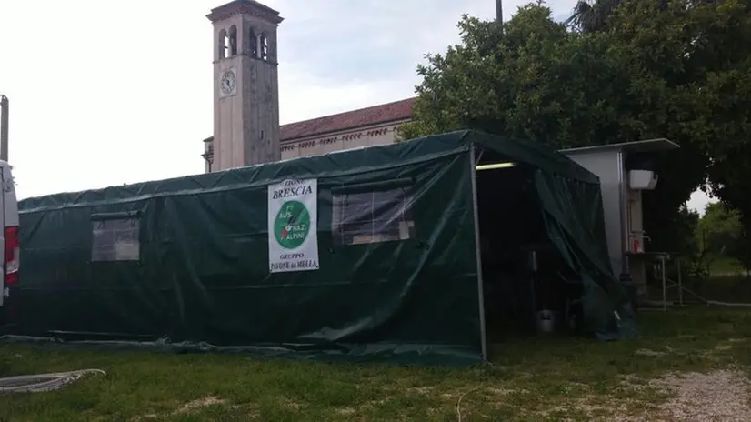 Le tensostrutture degli Alpini di Pavone Mella