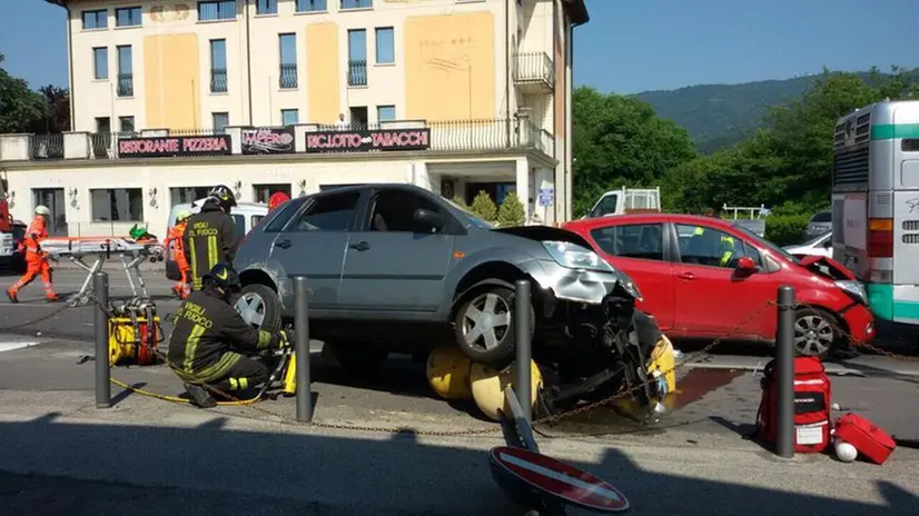 L'incidente in via Triumplina