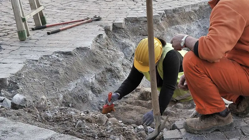 I ritrovamenti in corso Zanardelli