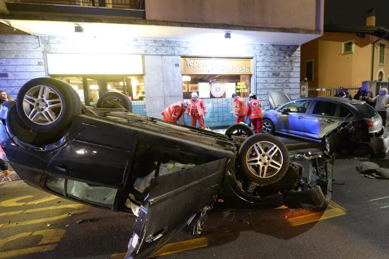 L'incidente in via San Rocchino