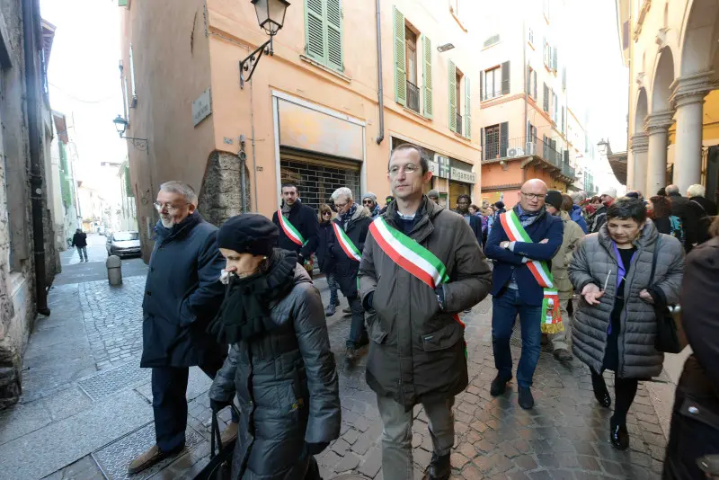 La marcia per l'accoglienza in città