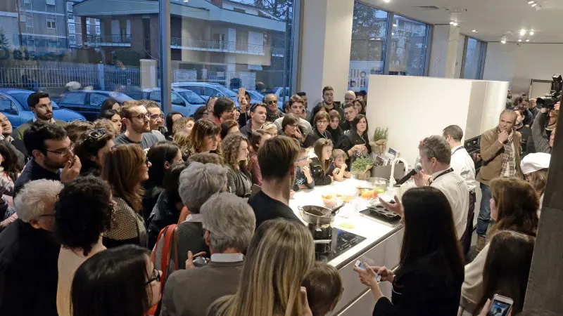 Lo showcooking di Ernst Knam