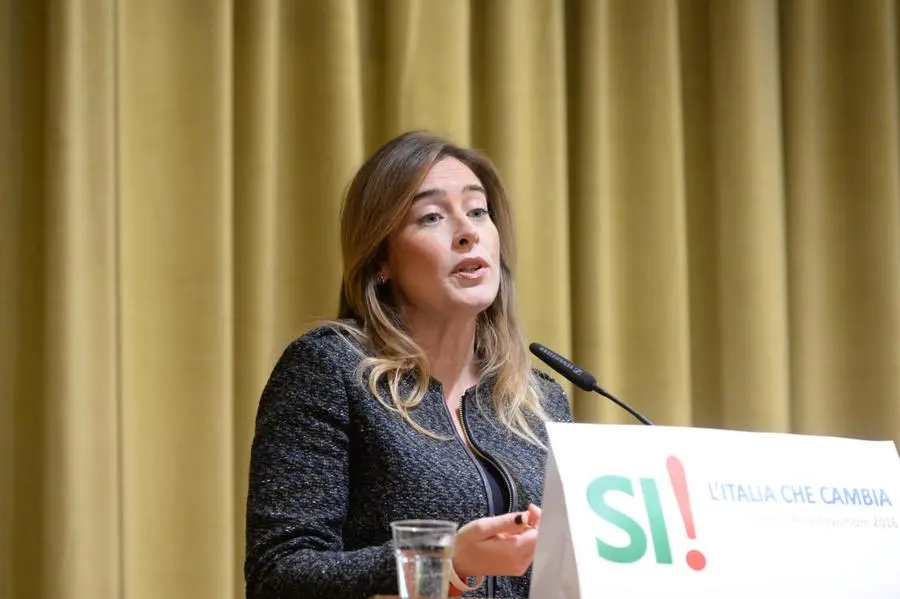 L'intervento di Maria Elena Boschi in città