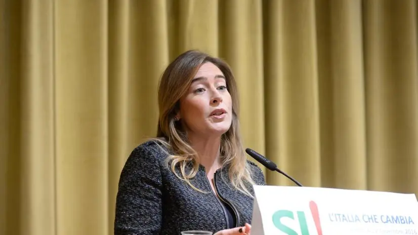 L'intervento di Maria Elena Boschi in città