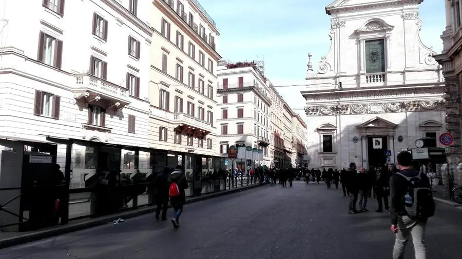 Roma, la protesta dei tassisti