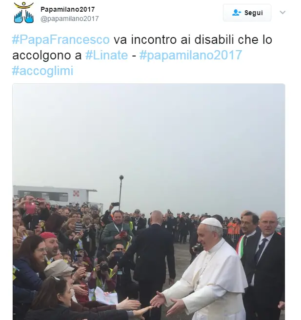 Il Papa a Milano