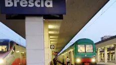 Un treno Vivalto alla stazione di Brescia - New Eden Group © www.giornaledibrescia.it