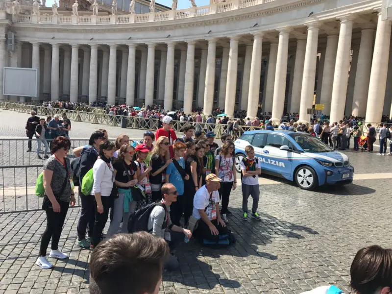 Roma Express, i mille bresciani in piazza San Pietro