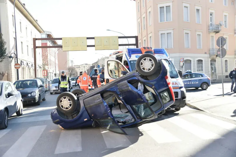 L'incidente in via Solferino