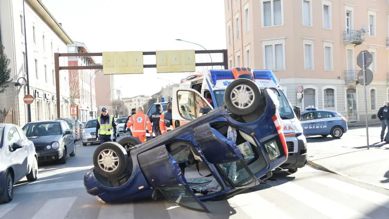 L'incidente in via Solferino