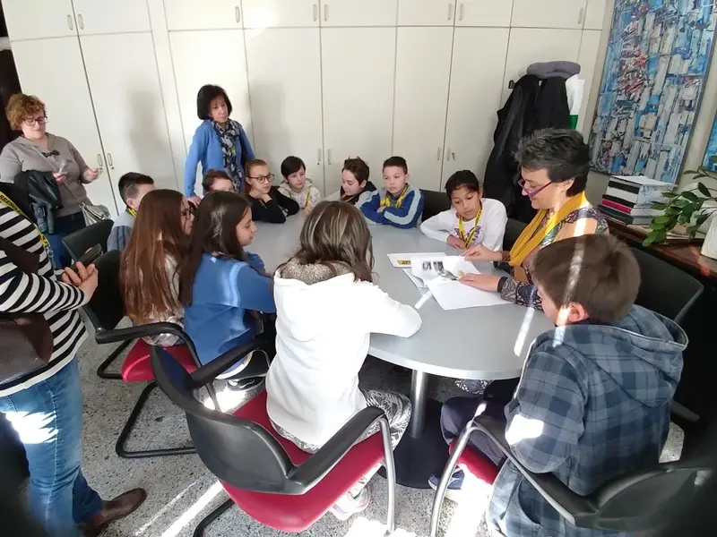 Gli studenti della scuola Renaldini di Botticino in visita al GdB