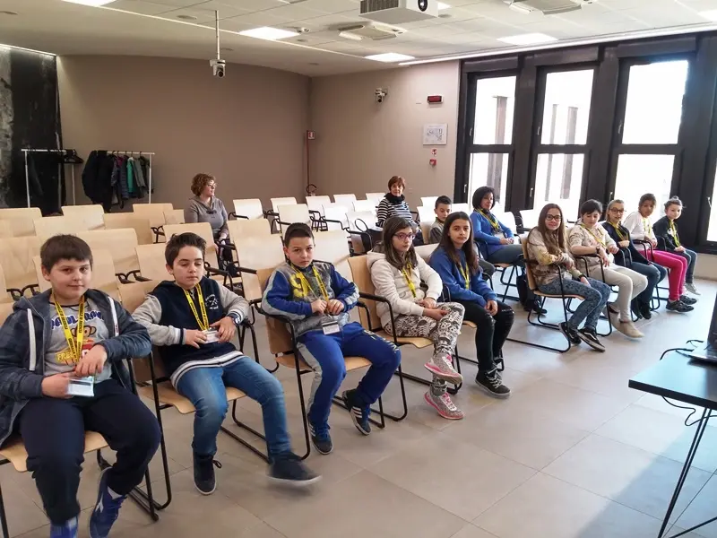 Gli studenti della scuola Renaldini di Botticino in visita al GdB