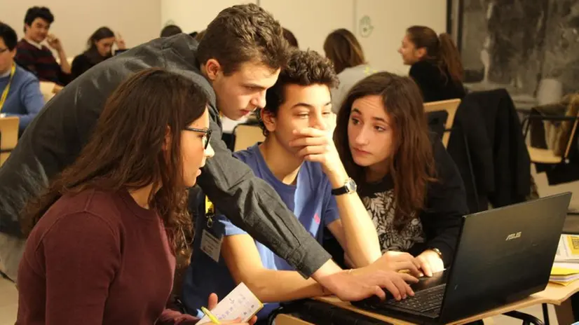 Alcuni scatti degli studenti-giornalisti