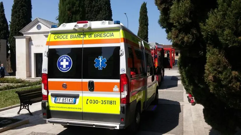 I soccorsi al cimitero Vantiniano