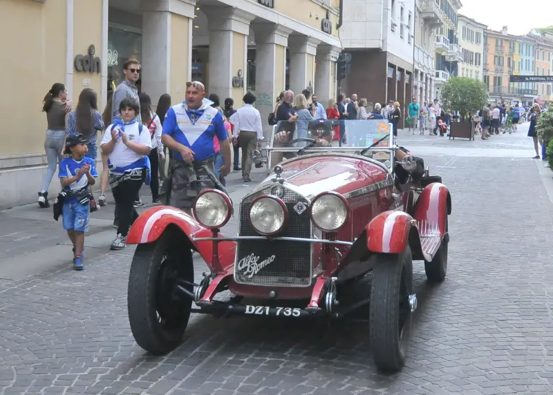 La partenza della Mille Miglia