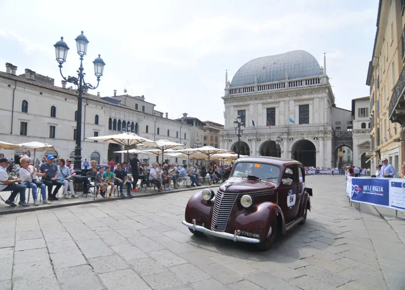 La partenza della Mille Miglia