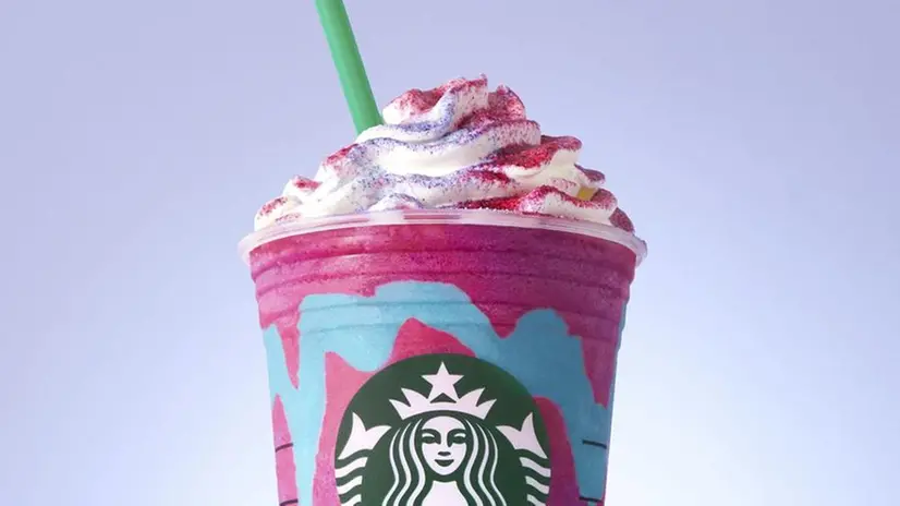Frappuccino gusto unicorno
