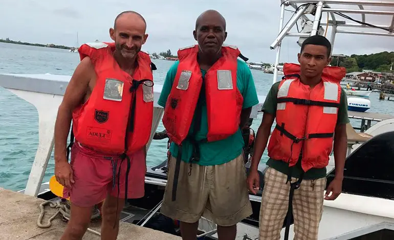 Marco Ferretti salvato dopo tre giorni alla deriva