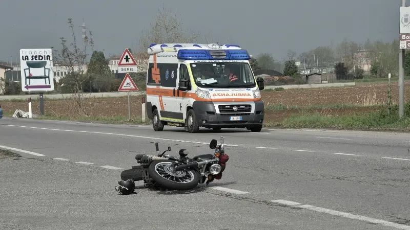 Il luogo e il mezzo dell'incidente mortale di Castegnato