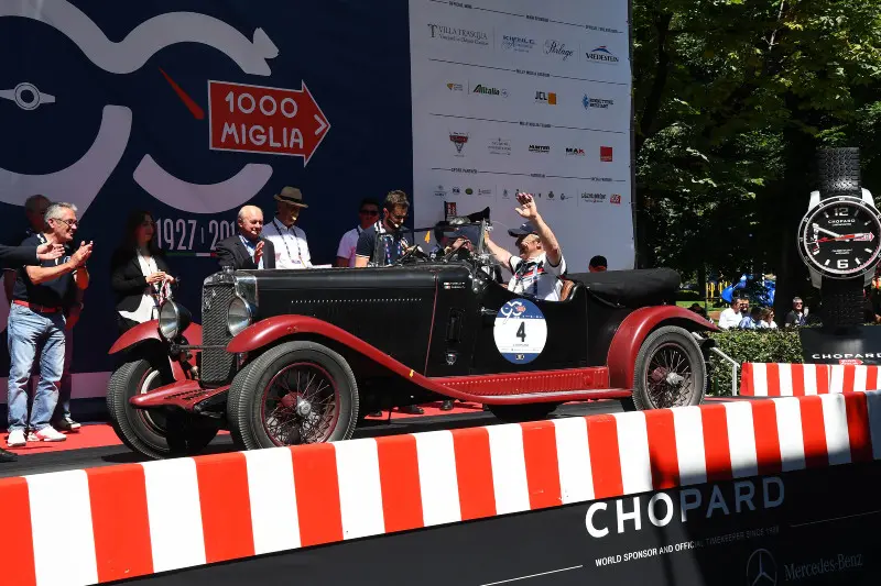 Mille Miglia, gran finale all'arrivo