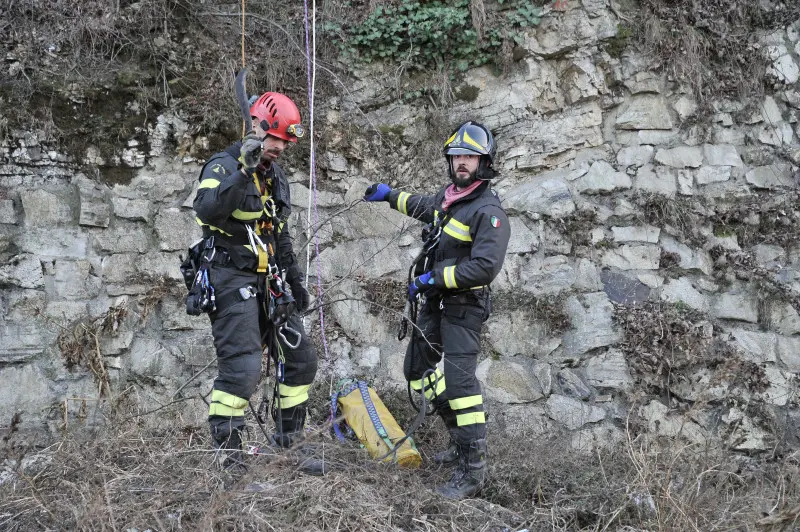 Il recupero sulla Pusterla