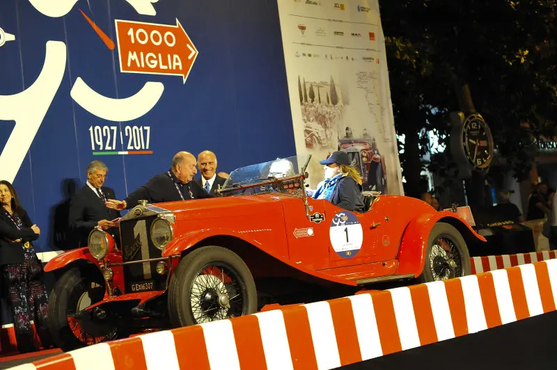 L'arrivo della Mille Miglia nella città eterna