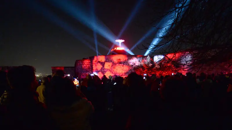 Le foto scattate in castello nella serata di San Valentino
