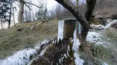 Gelo al laghetto di Tolzana