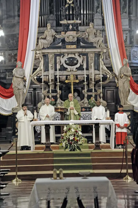 La Messa ab omni malo in San Faustino
