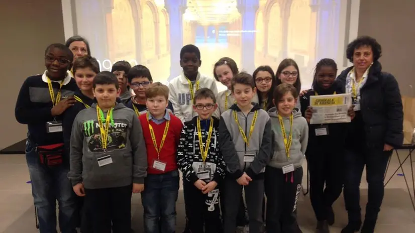 La 5C della primaria Alpini Bresciani di Collio