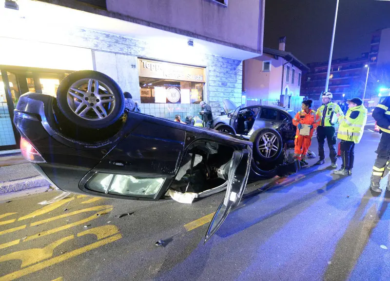 L'incidente in via San Rocchino