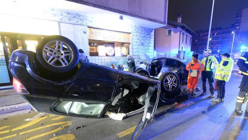 L'incidente in via San Rocchino