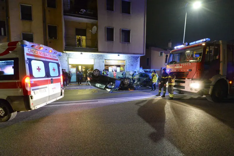 L'incidente in via San Rocchino