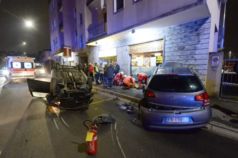 L'incidente in via San Rocchino