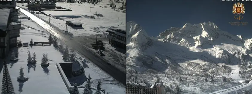 Cime innevate nel Bresciano