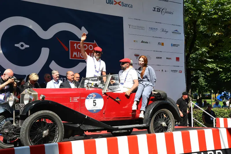 Mille Miglia, gran finale all'arrivo