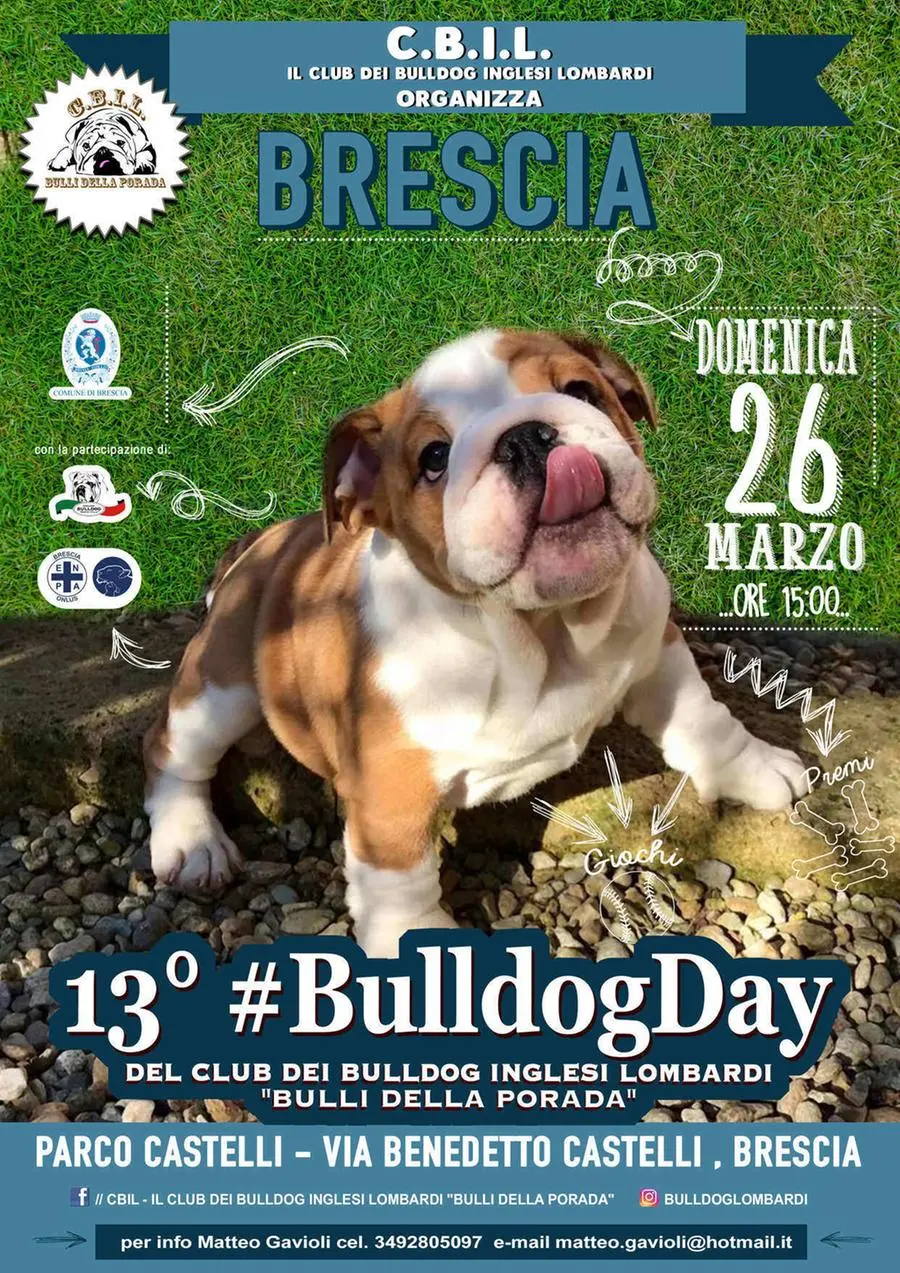 Bulldogday al Parco Castelli