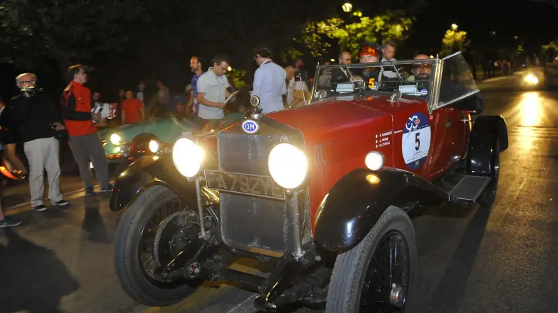 L'arrivo della Mille Miglia nella città eterna
