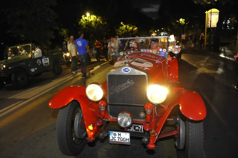 L'arrivo della Mille Miglia nella città eterna