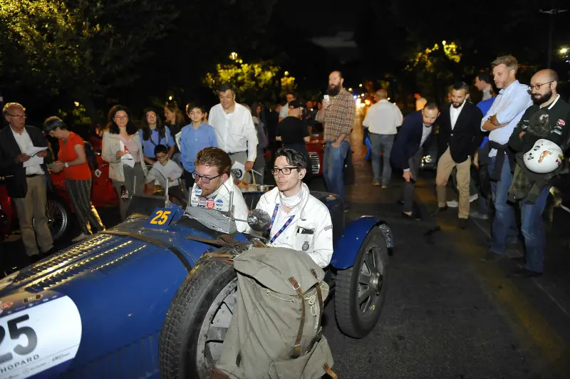 L'arrivo della Mille Miglia nella città eterna