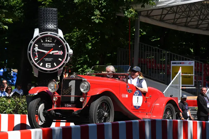 Mille Miglia, gran finale all'arrivo