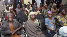Le ragazze rilasciate in Nigeria - Foto Ansa/Ap