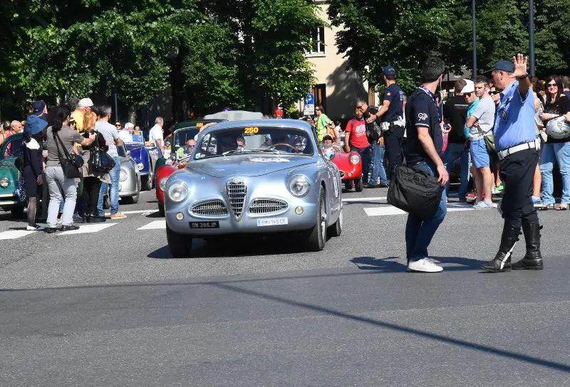 Mille Miglia, gran finale all'arrivo